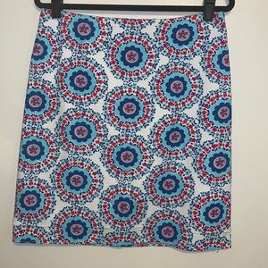 Talbots geometric skirt